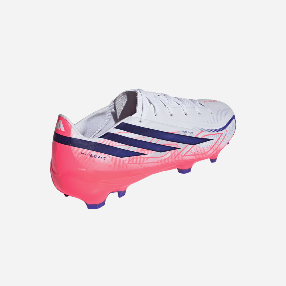 Giày Đá Bóng Dành Cho Sân Cỏ Tự Nhiên Nam Adidas F50 Hyperfast League - Trắng - Supersports Vietnam