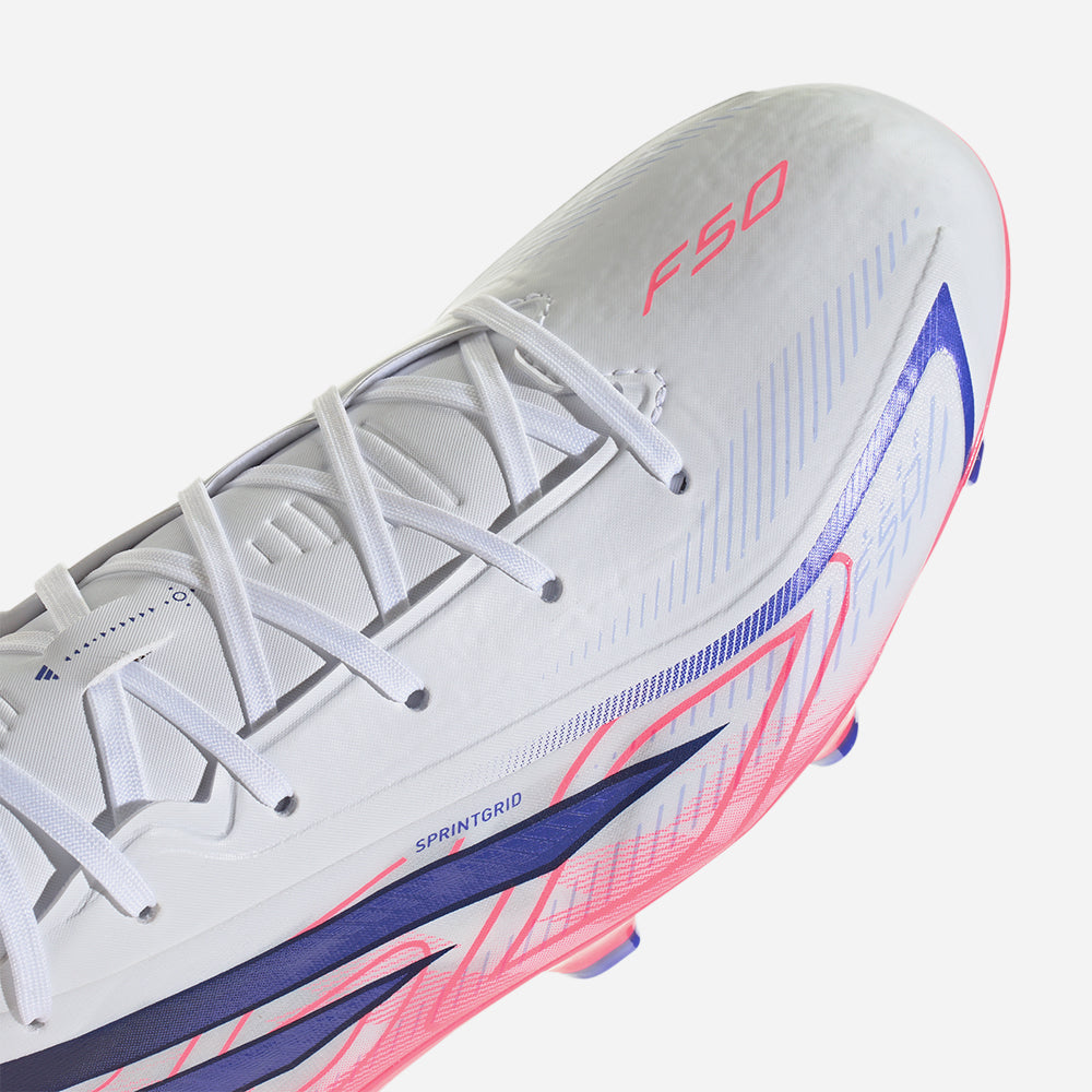 Giày Đá Bóng Dành Cho Sân Cỏ Tự Nhiên Nam Adidas F50 Hyperfast League - Trắng - Supersports Vietnam