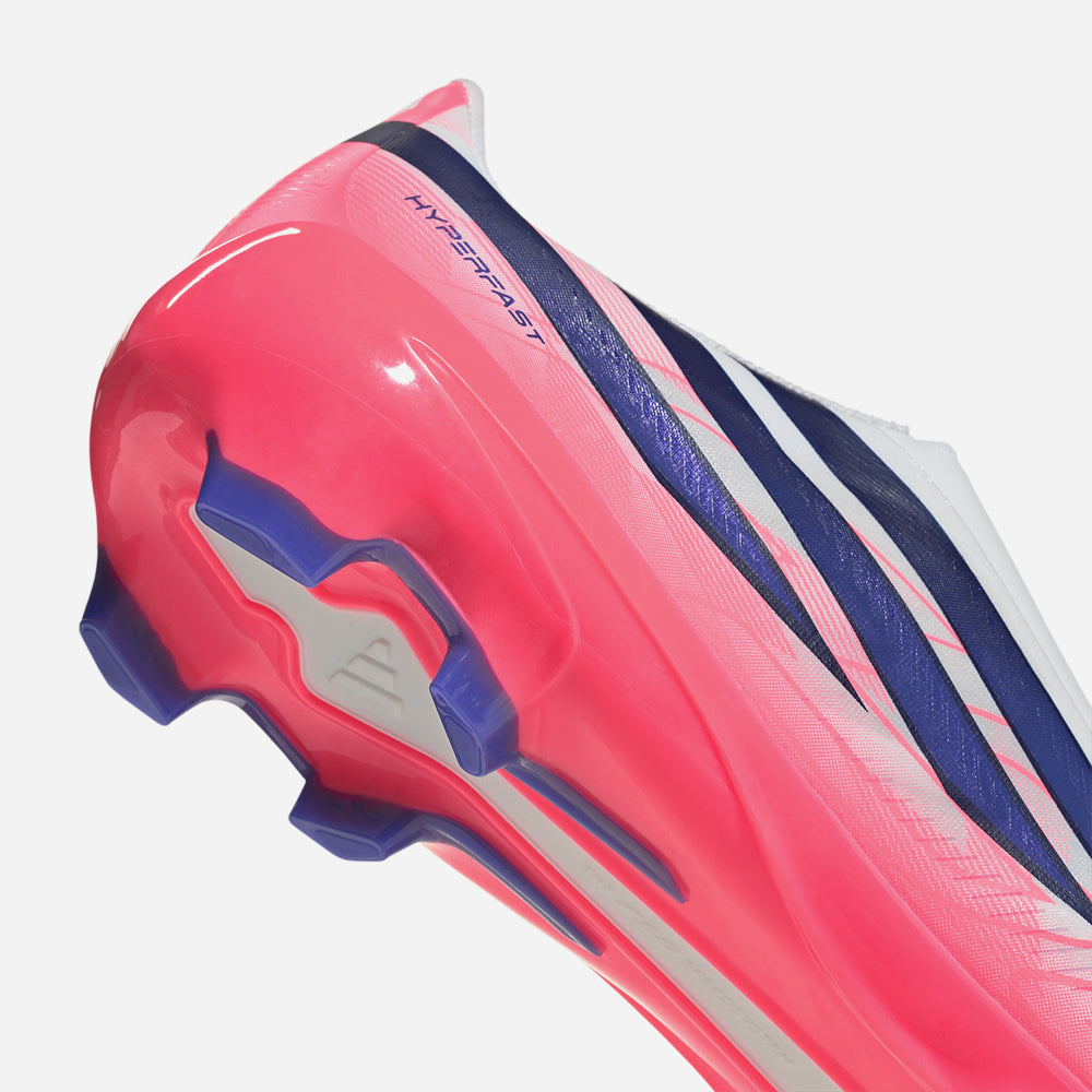 Giày Đá Bóng Dành Cho Sân Cỏ Tự Nhiên Nam Adidas F50 Hyperfast League Laceless - Hồng - Supersports Vietnam