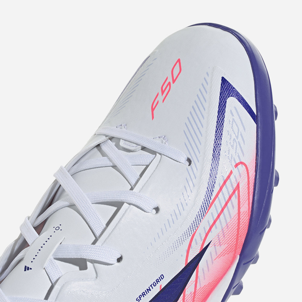 Giày Đá Bóng Sân Cỏ Nhân Tạo Trẻ Em Adidas F50 Hyperfast League - Trắng - Supersports Vietnam