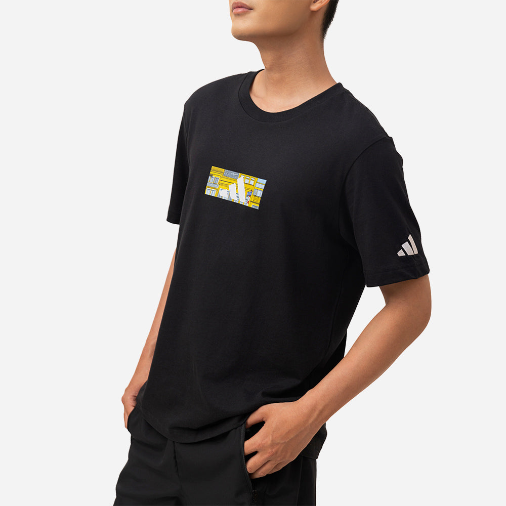 Áo Thun Unisex Adidas Gfx Hanoi - Đen - Supersports Vietnam