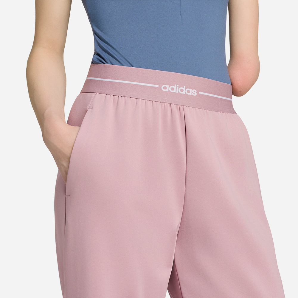 Quần Dài Thể Thao Nữ Adidas Hyperglam Barrel - Hồng - Supersports Vietnam