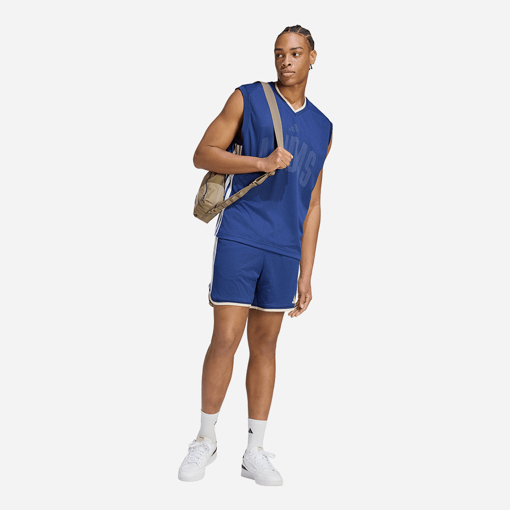 Quần Ngắn Thời Trang Nam Adidas Stadium Mesh - Xanh Dương - Supersports Vietnam