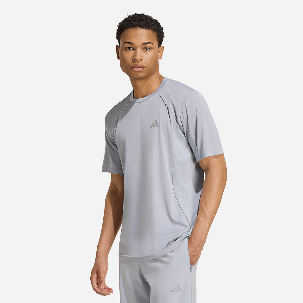 Áo Thun Nam Adidas Tech Apparel - Xám - Supersports Vietnam