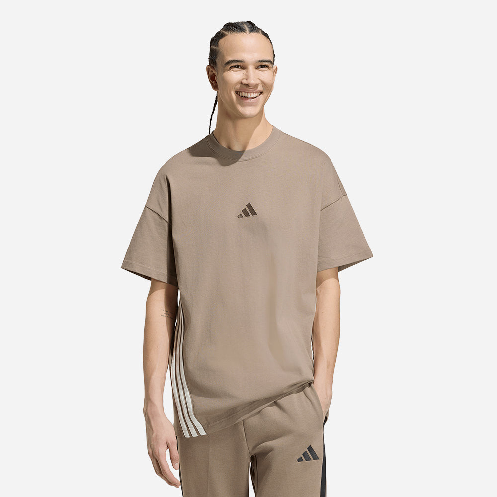 Áo Thun Nam Adidas Kit 3-Stripes Loose - Supersports Vietnam