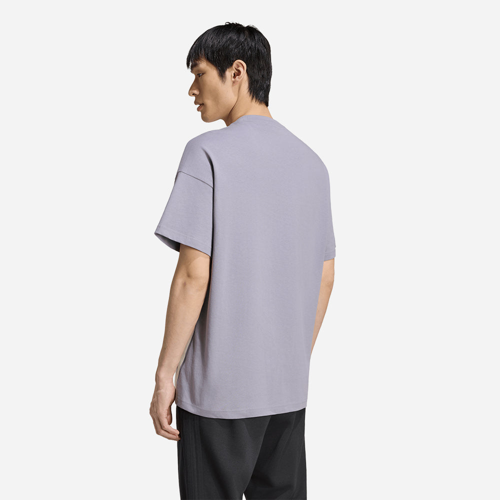 Áo Thun Nam Adidas Kit 3-Stripes Loose - Tím - Supersports Vietnam