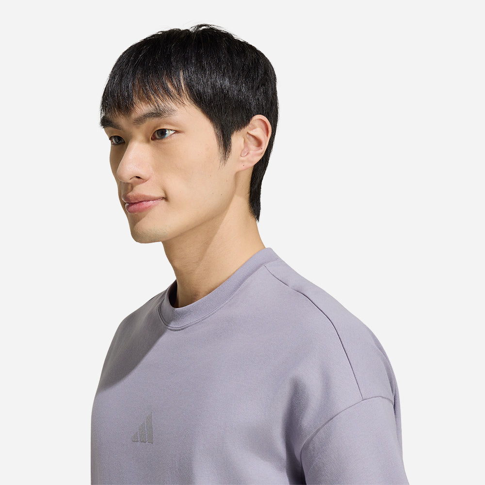 Áo Thun Nam Adidas Kit 3-Stripes Loose - Tím - Supersports Vietnam