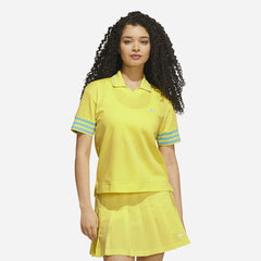 Áo Polo Nữ Adidas Originals 3-Stripe - Vàng