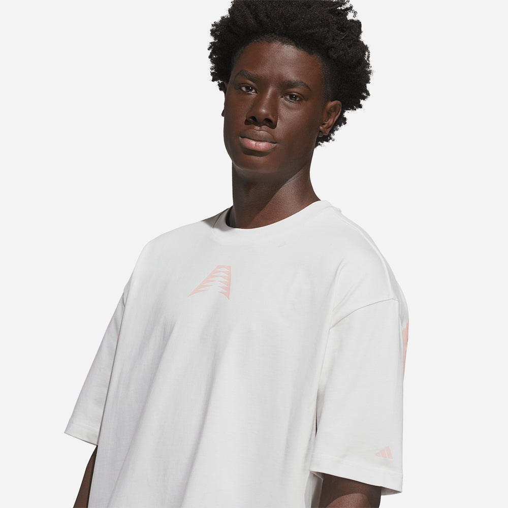 Áo Thun Nam Adidas Anthony Edwards Believe That - Trắng - Supersports Vietnam