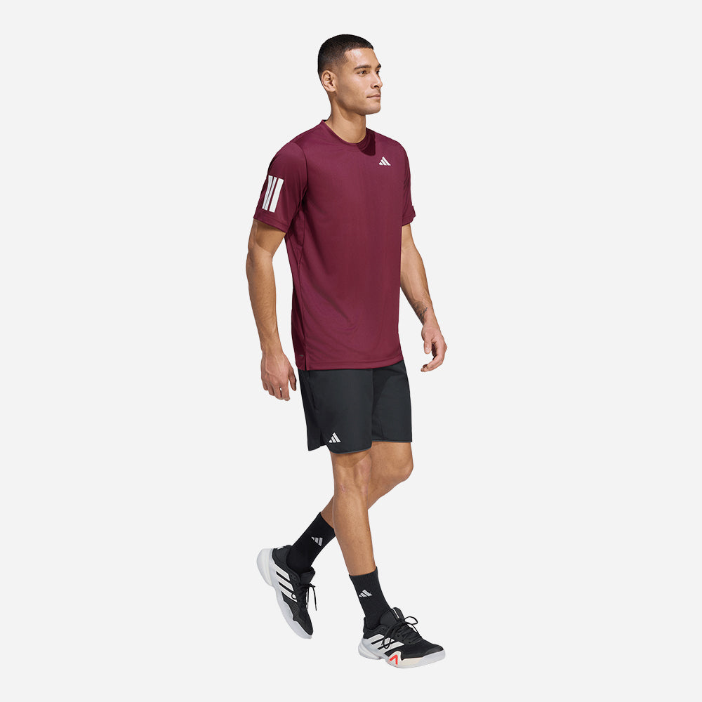 Áo Thun Nam Adidas Club Tennis Climacool 3-Stripes - Đỏ - Supersports Vietnam