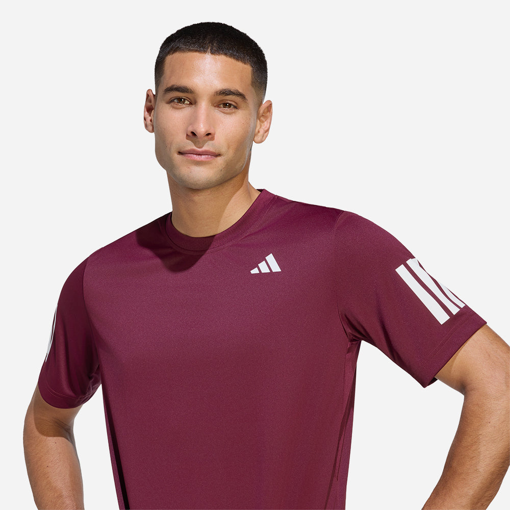 Áo Thun Nam Adidas Club Tennis Climacool 3-Stripes - Đỏ - Supersports Vietnam