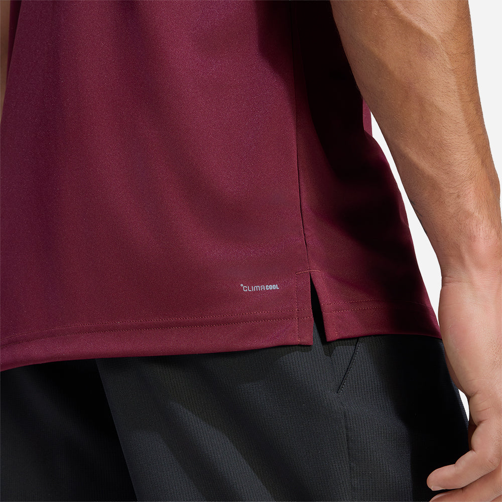 Áo Thun Nam Adidas Club Tennis Climacool 3-Stripes - Đỏ - Supersports Vietnam