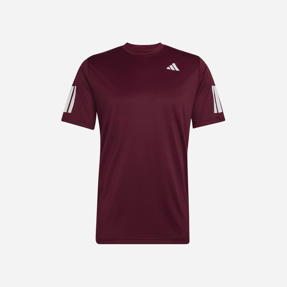 Áo Thun Nam Adidas Club Tennis Climacool 3-Stripes - Đỏ - Supersports Vietnam