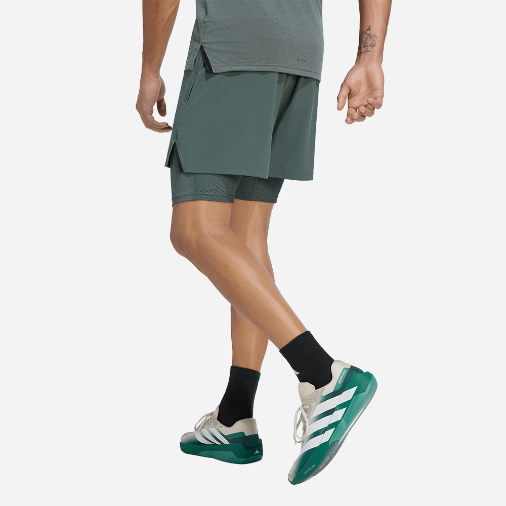 Quần Ngắn Thể Thao Nam Adidas D4T Workout 2In1 - Supersports Vietnam
