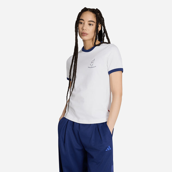 Áo Thun Nữ Adidas Animal Pop Graphic - Trắng - Supersports Vietnam