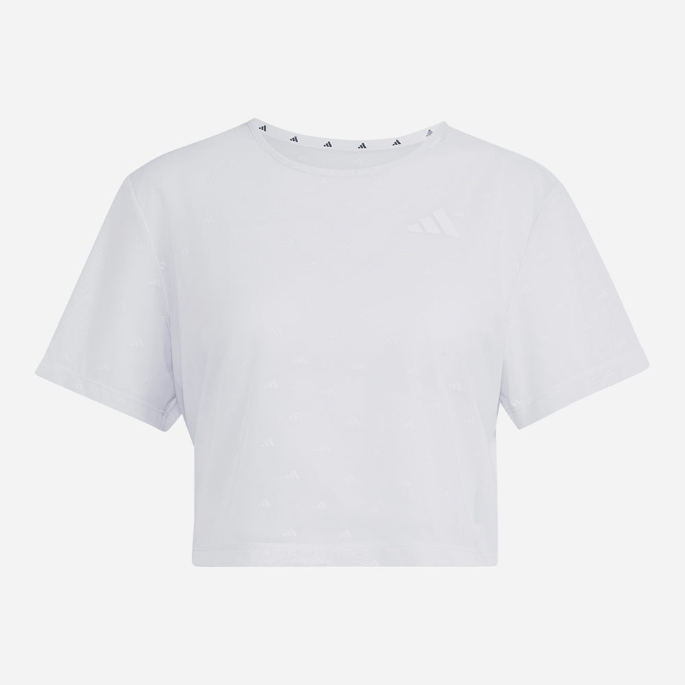 Áo Thun Nữ Adidas Primelift Essentials Workout Boxy Mesh - Trắng - Supersports Vietnam