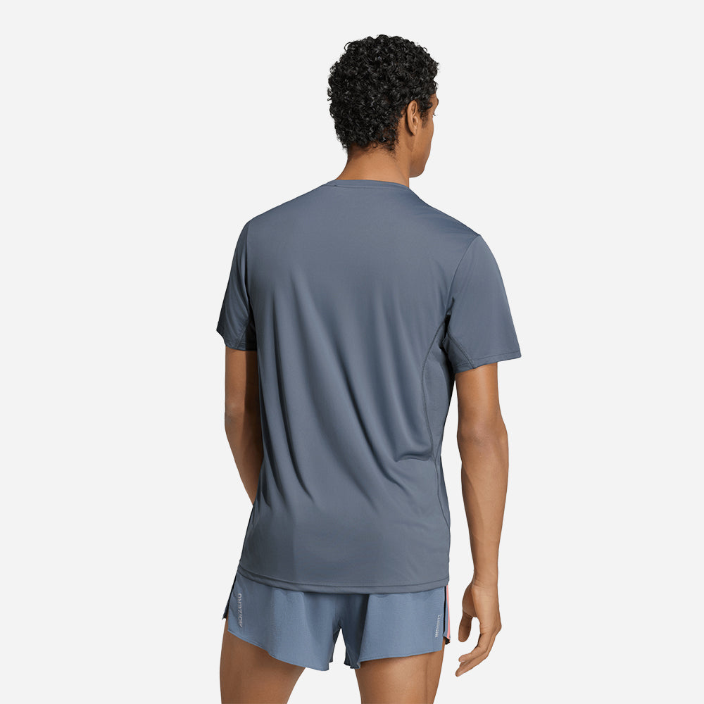 Áo Thun Nam Adidas Adizero Essentials Running - Xám - Supersports Vietnam