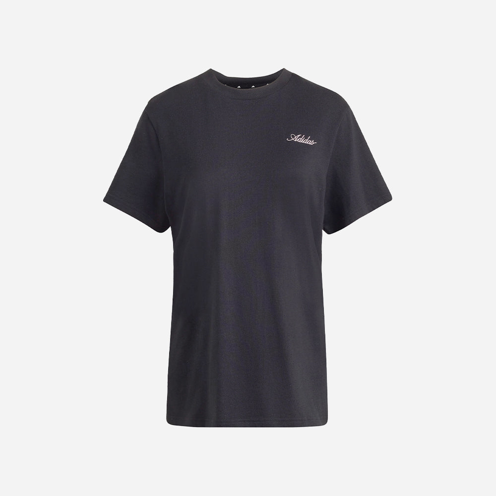 Áo Thun Nữ Adidas Food Loose Graphic - Đen - Supersports Vietnam