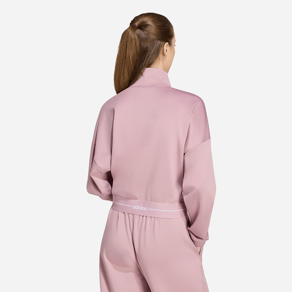 Áo Khoác Nữ Adidas Hyperglam Cropped Track Full Zip - Supersports Vietnam