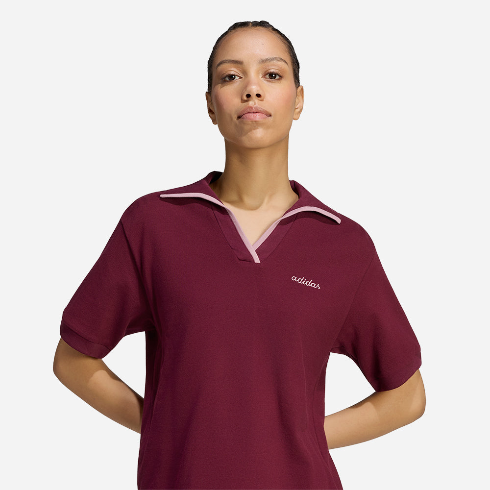 Áo Polo Nữ Adidas Colorpop - Đỏ - Supersports Vietnam