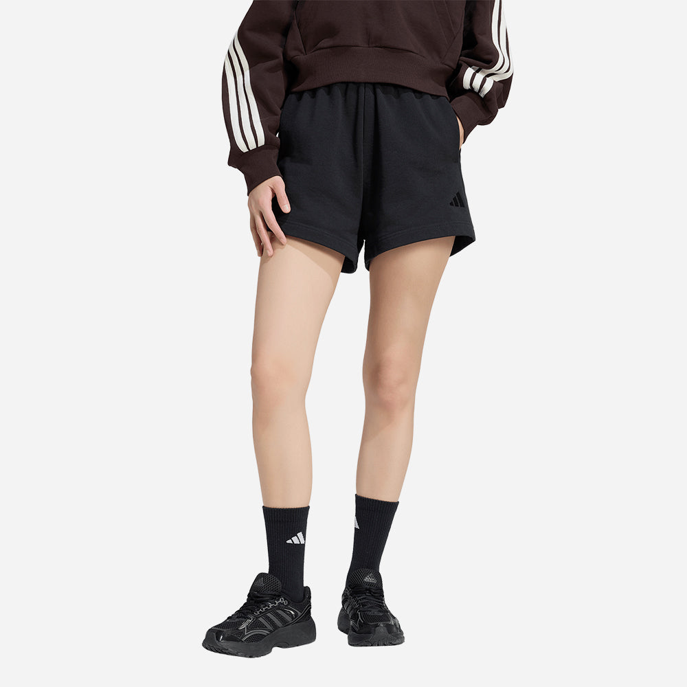 Quần Ngắn Thời Trang Nữ Adidas Kit Small Logo - Đỏ - Supersports Vietnam