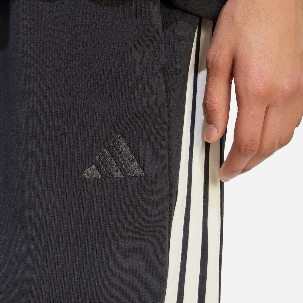 Quần Dài Thể Thao Nam Adidas Kit 3-Stripes Regular Cuffed - Đen - Supersports Vietnam