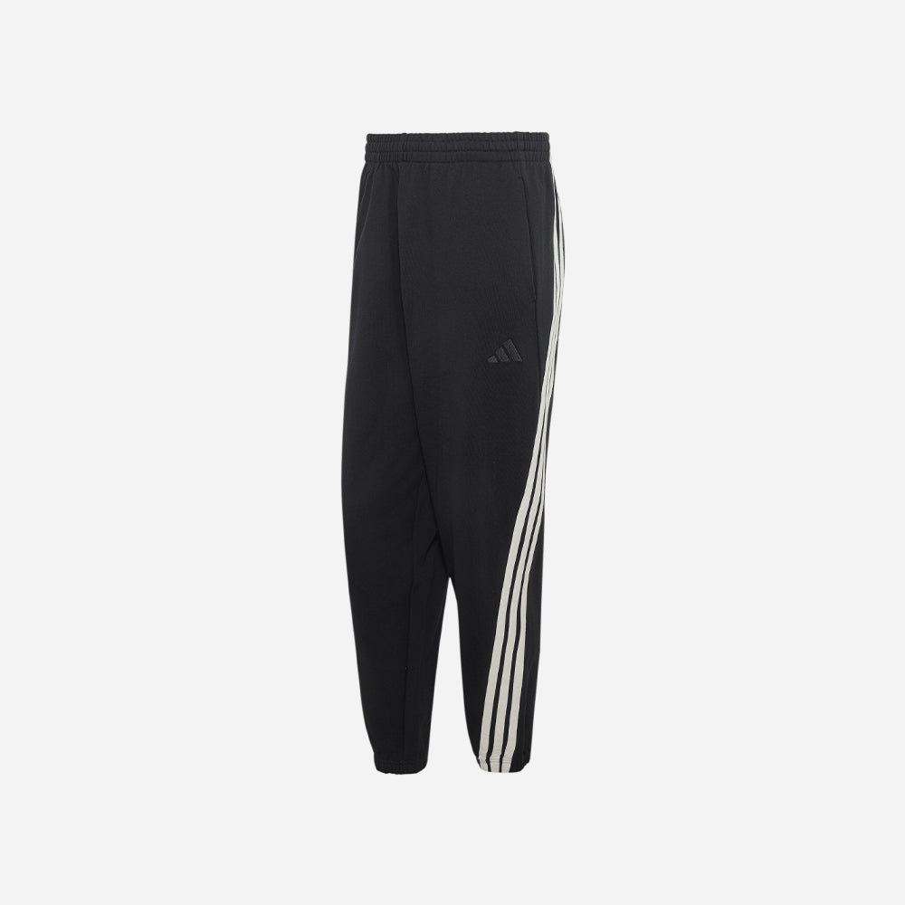 Quần Dài Thể Thao Nam Adidas Kit 3-Stripes Regular Cuffed - Đen - Supersports Vietnam