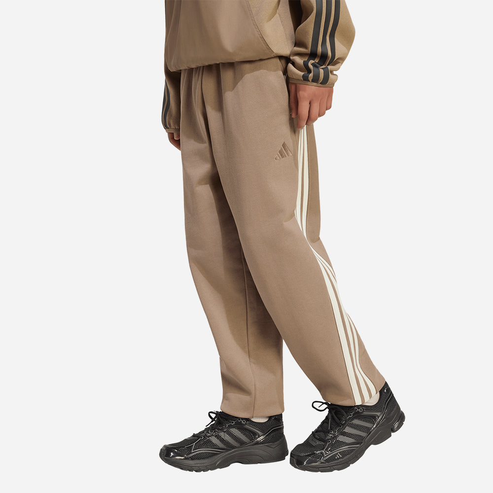 Quần Dài Thể Thao Nam Adidas Kit 3-Stripes Regular Cuffed - Nâu - Supersports Vietnam