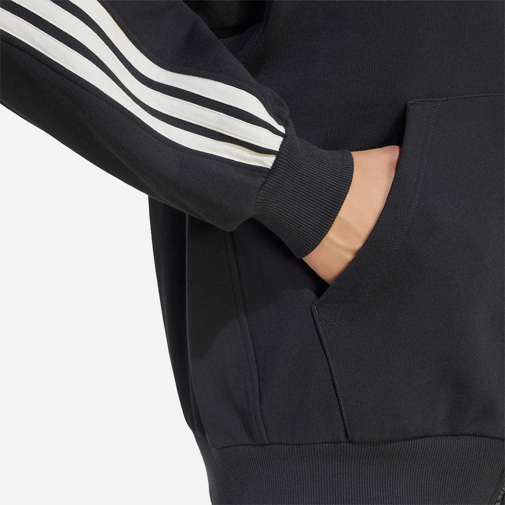 Áo Khoác Nam Adidas Kit 3-Stripes Full-Zip - Đen - Supersports Vietnam