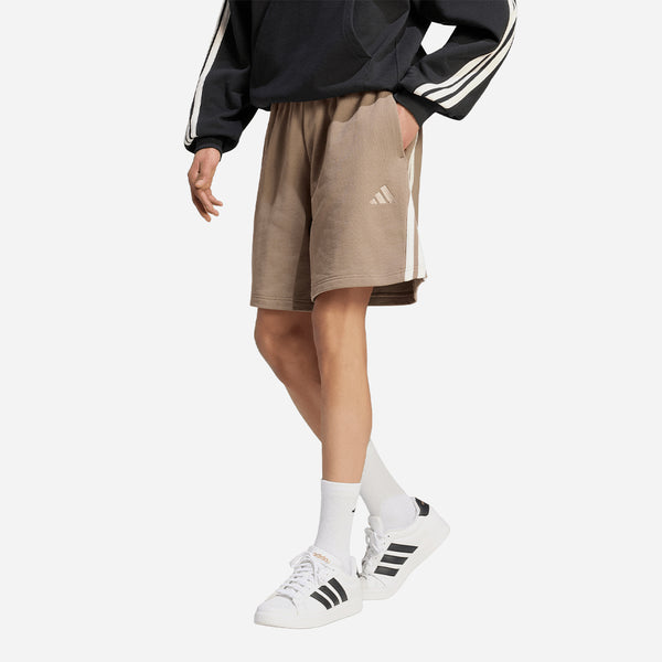 Quần Ngắn Thời Trang Nam Adidas Kit 3-Stripes - Nâu - Supersports Vietnam