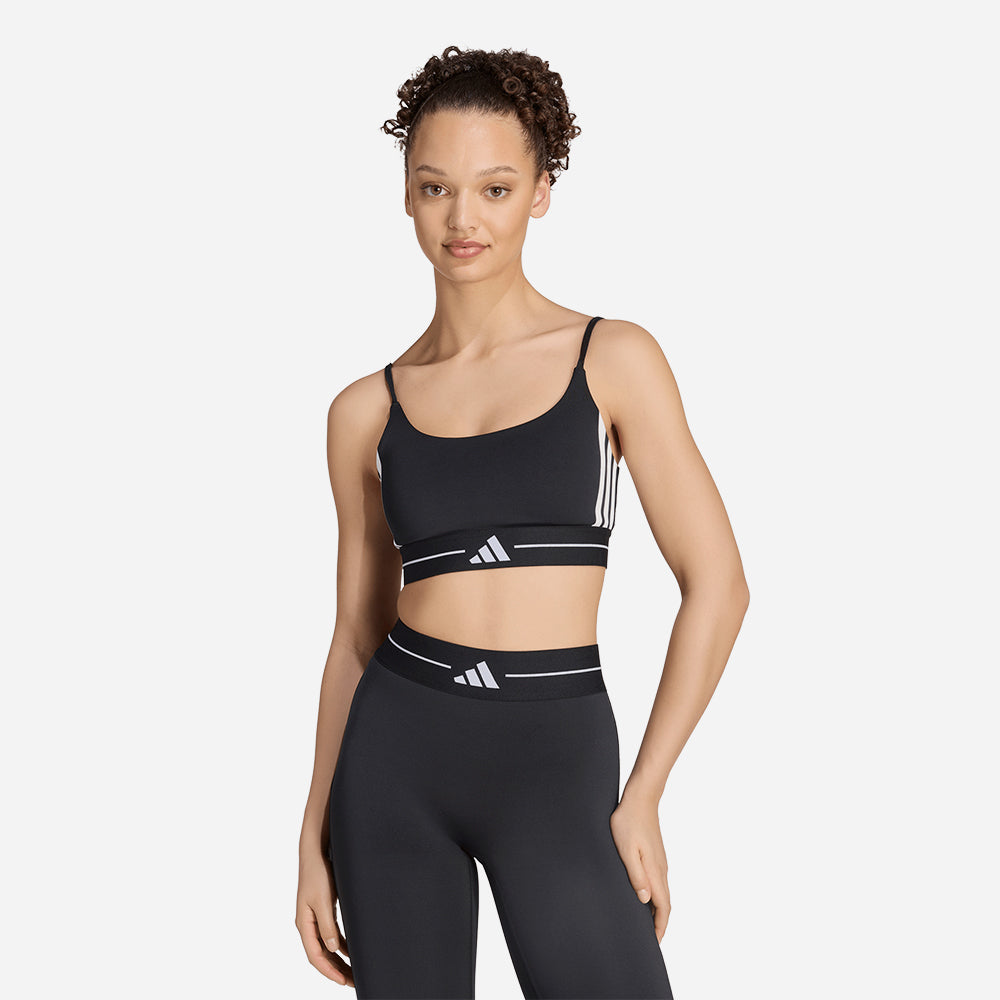 Áo Bra Thể Thao Nữ Adidas Hyperglam Padded - Đen - Supersports Vietnam
