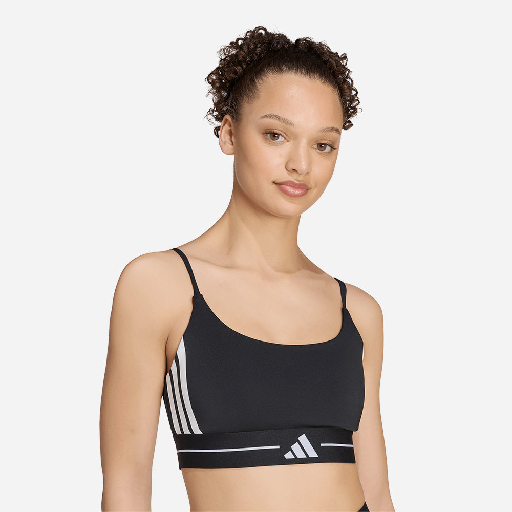 Áo Bra Thể Thao Nữ Adidas Hyperglam Padded - Đen - Supersports Vietnam