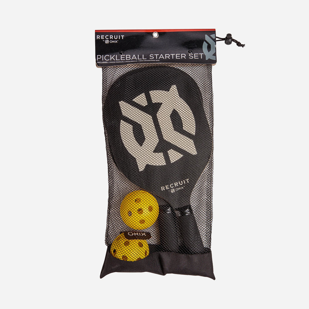 Vợt Pickleball Onix Recruit Starter Kit - Đen - Supersports Vietnam