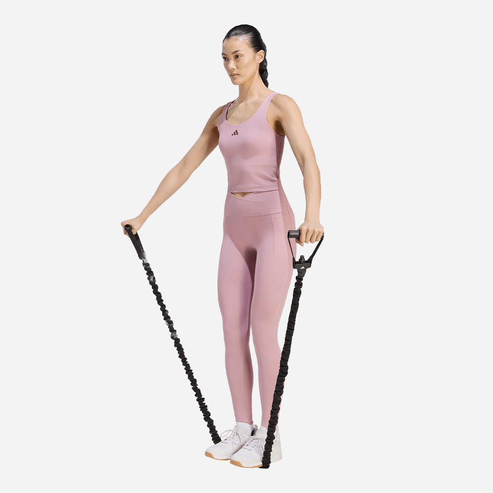 Áo Ba Lỗ Nữ Adidas 3 Stripes Studio - Hồng - Supersports Vietnam