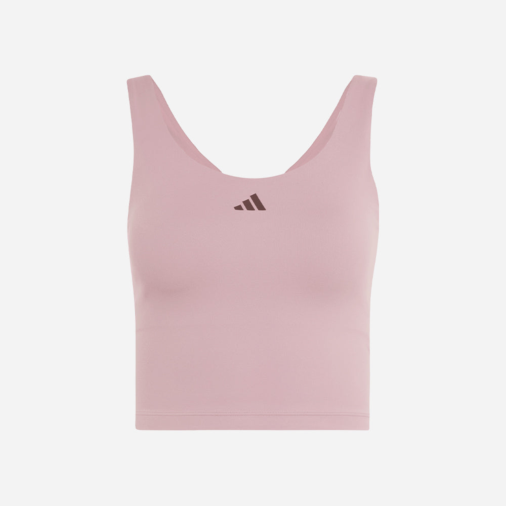 Áo Ba Lỗ Nữ Adidas 3 Stripes Studio - Hồng - Supersports Vietnam