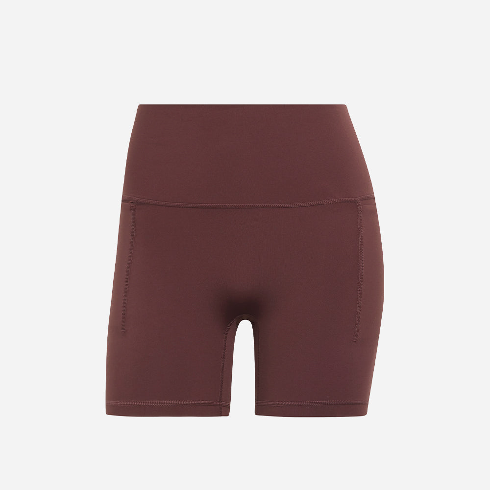 Quần Ngắn Thể Thao Nữ Adidas 3 Stripes Studio All Me Booty - Đỏ - Supersports Vietnam