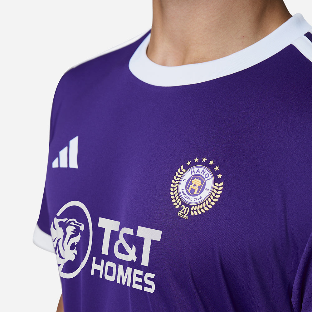 Áo Đá Bóng Nam Adidas Sân Nhà Hà Nội FC 26/27 - Tím - Supersports Vietnam
