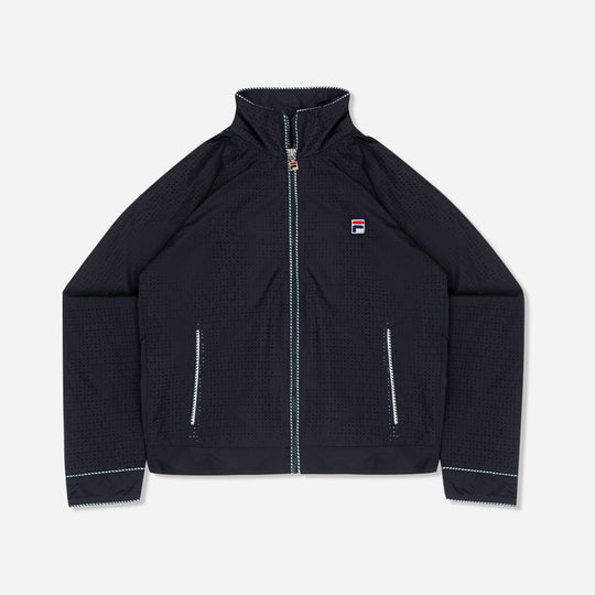 Women's Fila 50 Love Raglan Sleeves And Braided Details Jacket - Navy