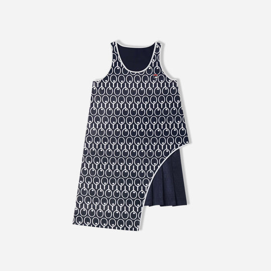 Women's Fila 50 Love Double Layer Racerback Dress - Blue