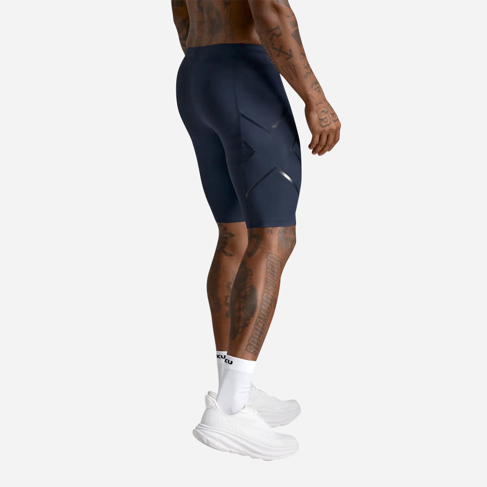 Quần Ngắn Thể Thao Nam 2XU Core Compression - Xanh Navy - Supersports Vietnam