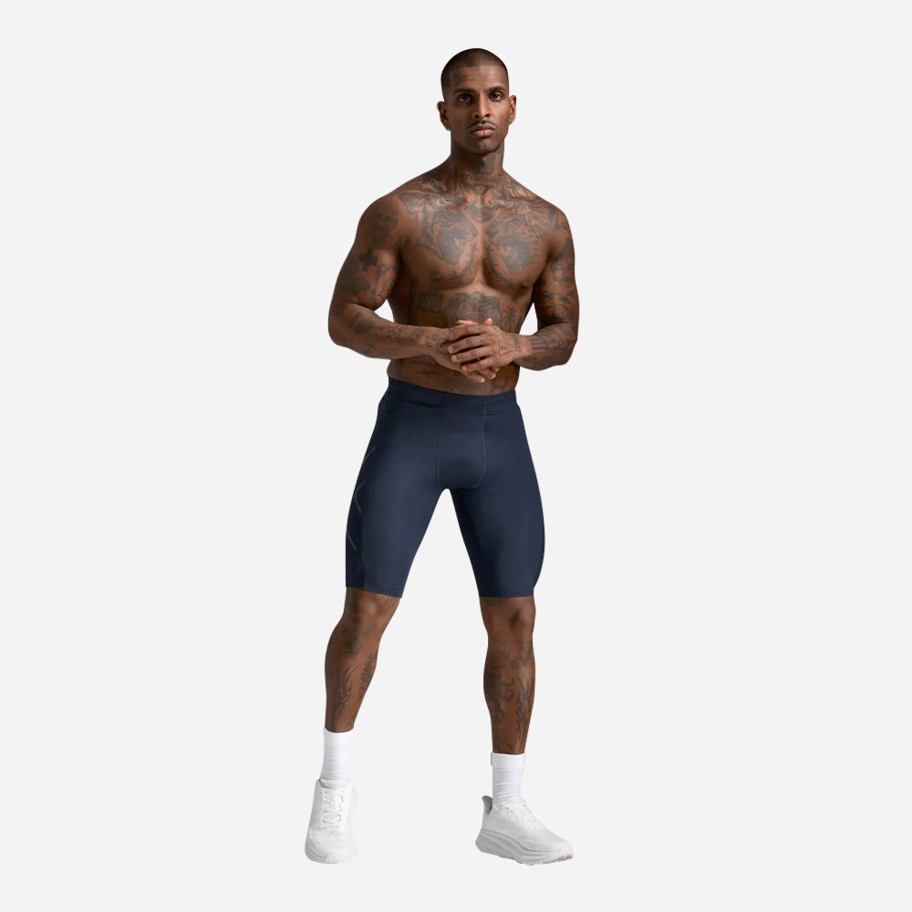 Quần Ngắn Thể Thao Nam 2XU Core Compression - Xanh Navy - Supersports Vietnam