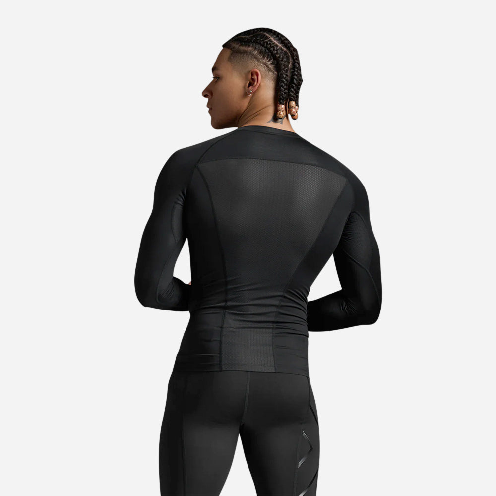 Áo Thun Tay Dài Bó Cơ Nam 2XU Core Compression - Đen - Supersports Vietnam
