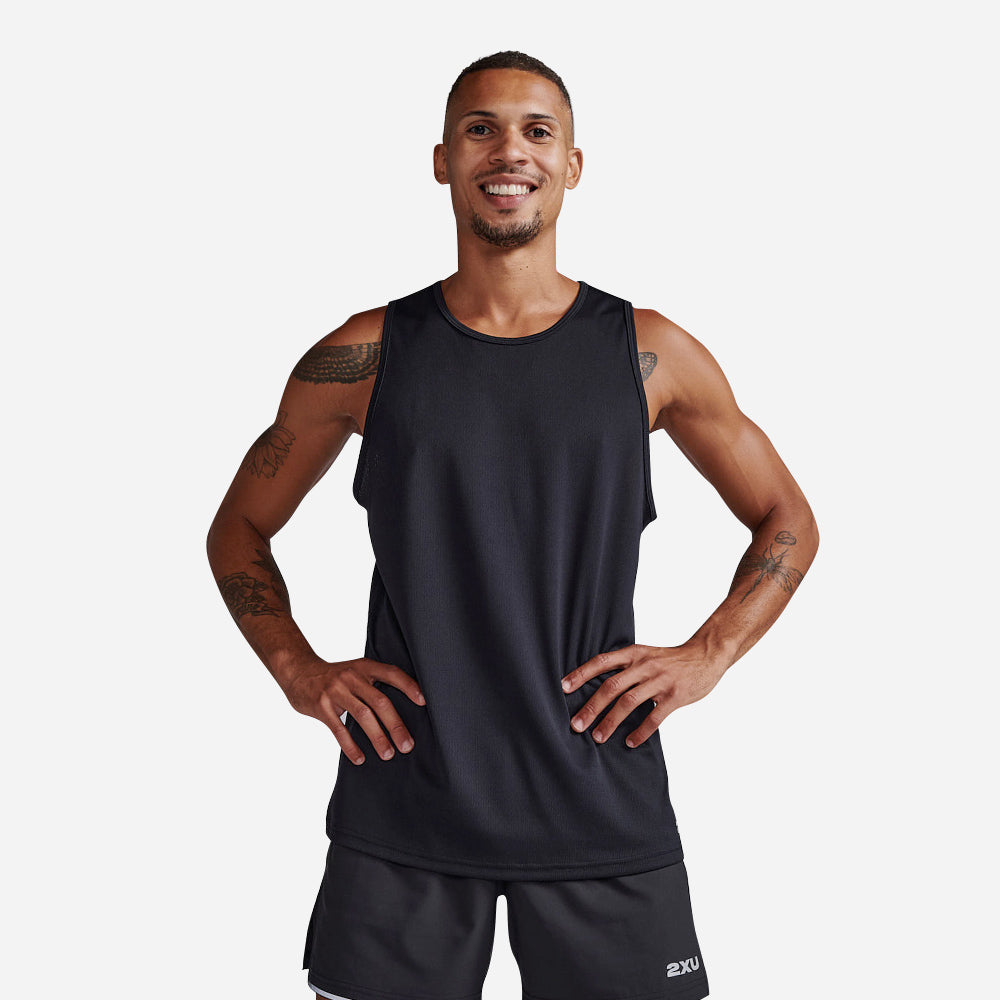 Áo Ba Lỗ Nam 2XU Aero - Đen - Supersports Vietnam