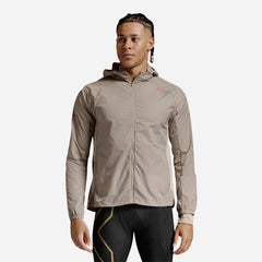 Men's 2XU Aero Windbreaker Jacket - Gray