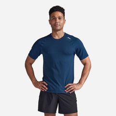 Men'S 2XU Motion Tech T-Shirt - Blue