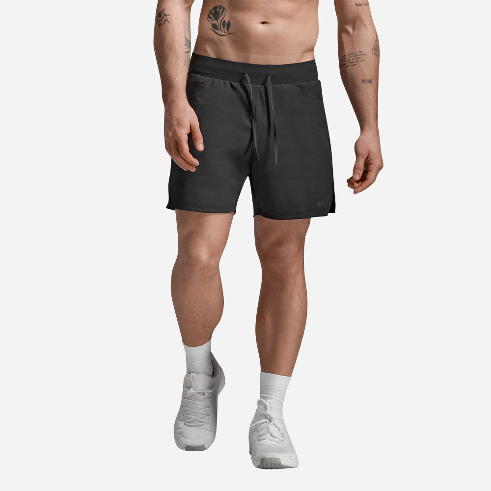 Quần Ngắn Thể Thao Nam 2XU Motion 2-In-1 5 Inch - Đen - Supersports Vietnam