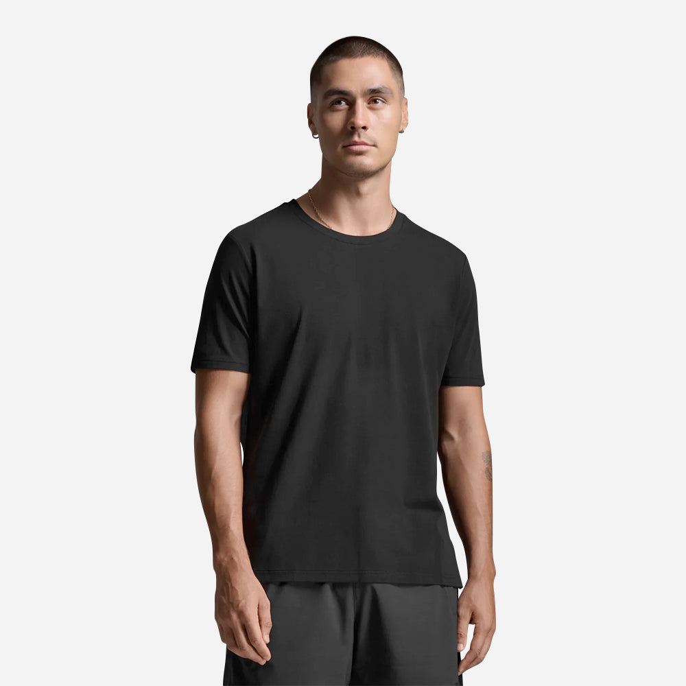 Áo Thun Nam 2XU Motion Cotton Flex - Đen - Supersports Vietnam