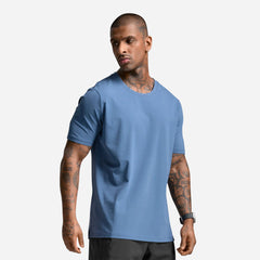 Áo Thun Nam 2XU Motion Cotton Flex - Xanh Dương - Supersports Vietnam