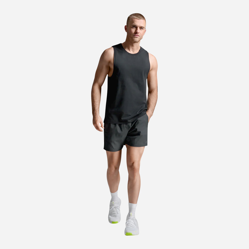 Áo Ba Lỗ Nam 2XU Motion Cotton Flex - Đen - Supersports Vietnam