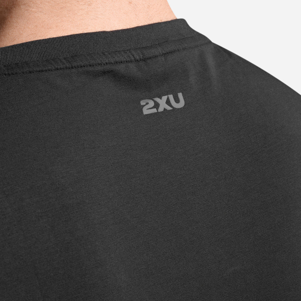 Áo Ba Lỗ Nam 2XU Motion Cotton Flex - Đen - Supersports Vietnam